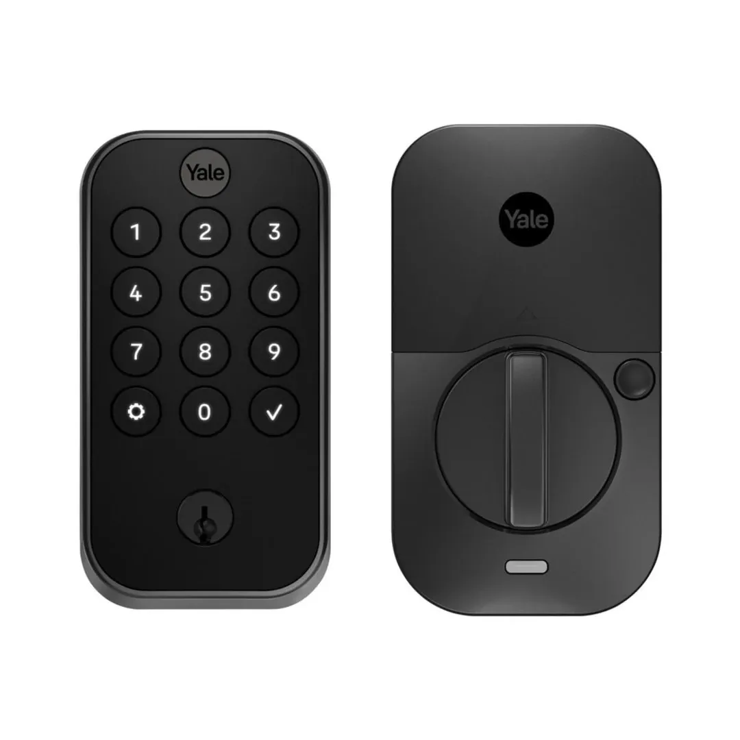 Yale Pro 2 Pushbutton & Connect Bridge Black Keypad Door Lock