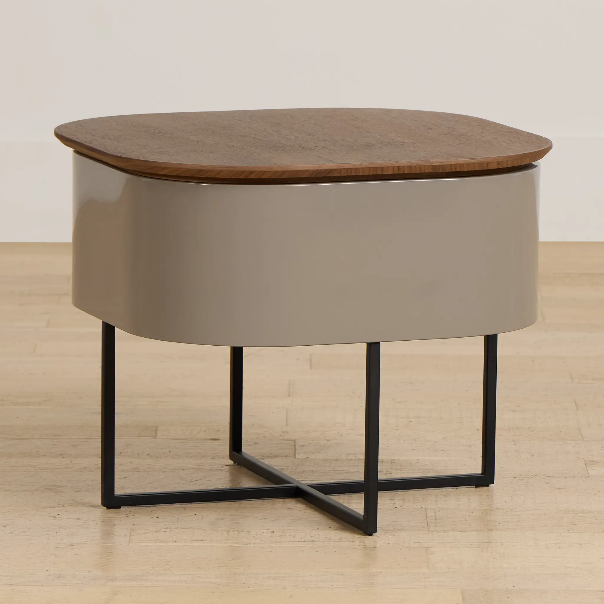 Harlan Gray Round End Table Harlan Gray Round End Table