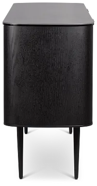 Kayden Black Four-door Cabinet