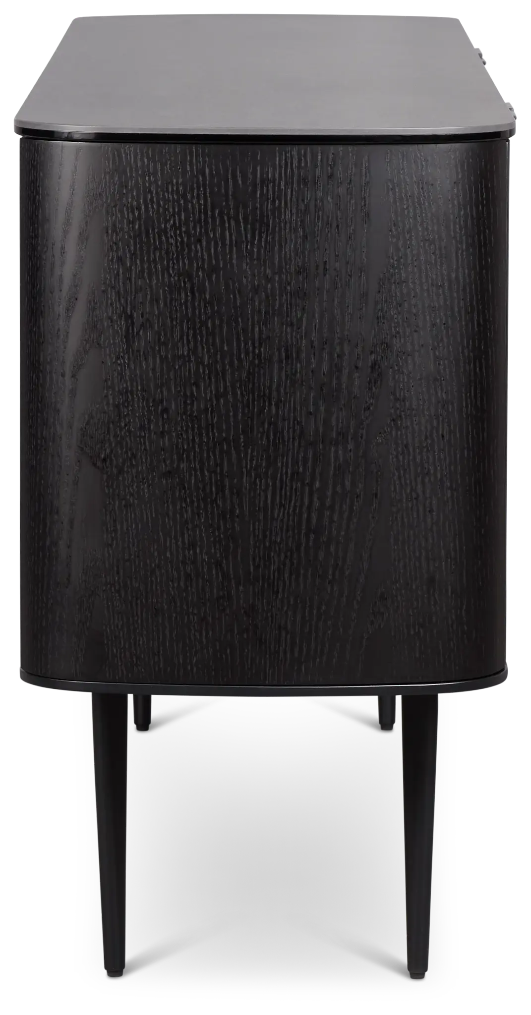 Kayden Black Four-door Cabinet Kayden Black Four-door Cabinet