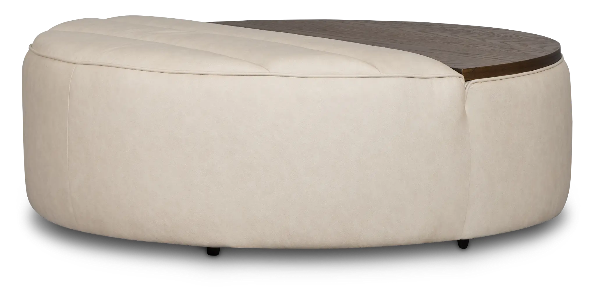 Sawyer Ivory Micro Storage Ottoman Sawyer Ivory Micro Storage Ottoman