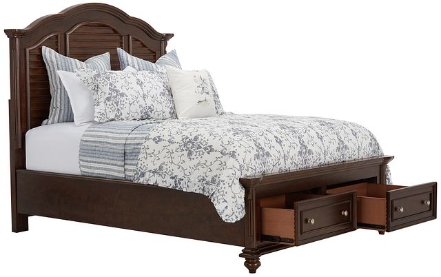 Savannah Dark Tone Mansion Storage Bed (2)