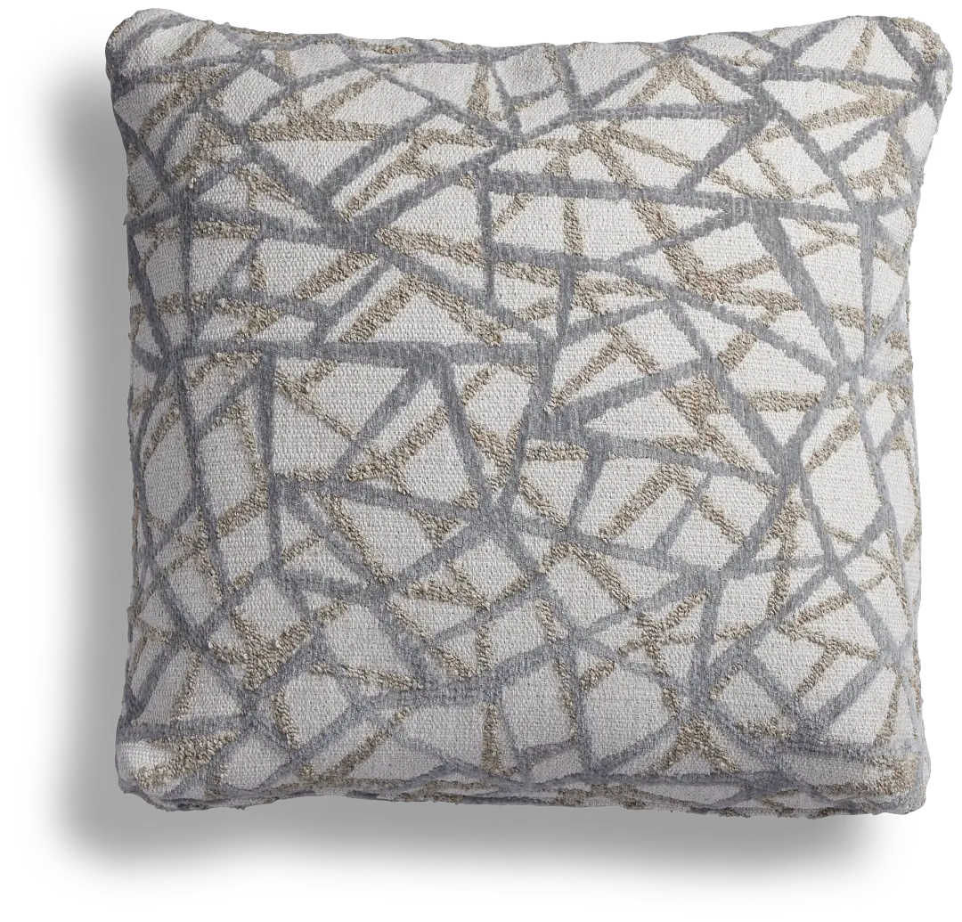 Webinar Gray 18" Accent Pillow Webinar Gray 18" Accent Pillow