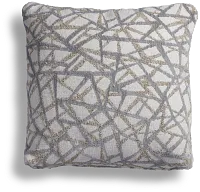 Webinar Gray 18" Accent Pillow