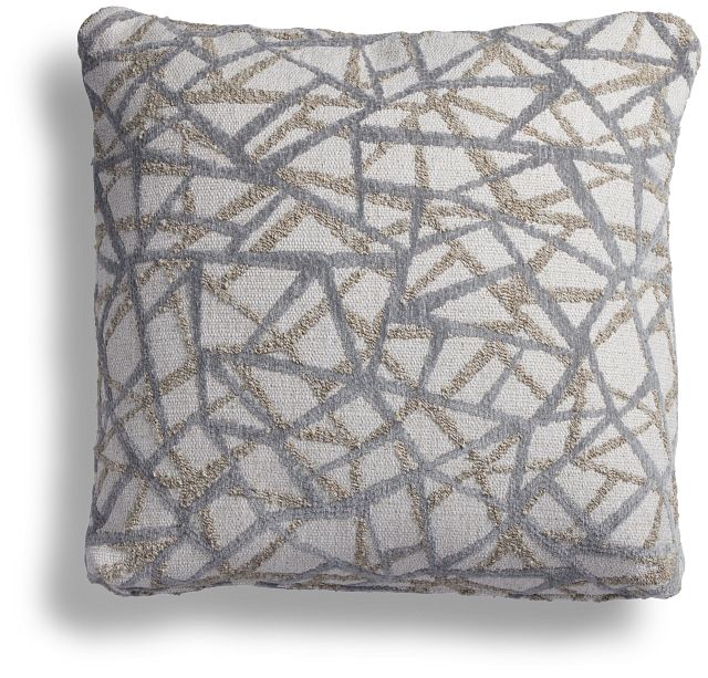 Webinar Gray 18" Accent Pillow