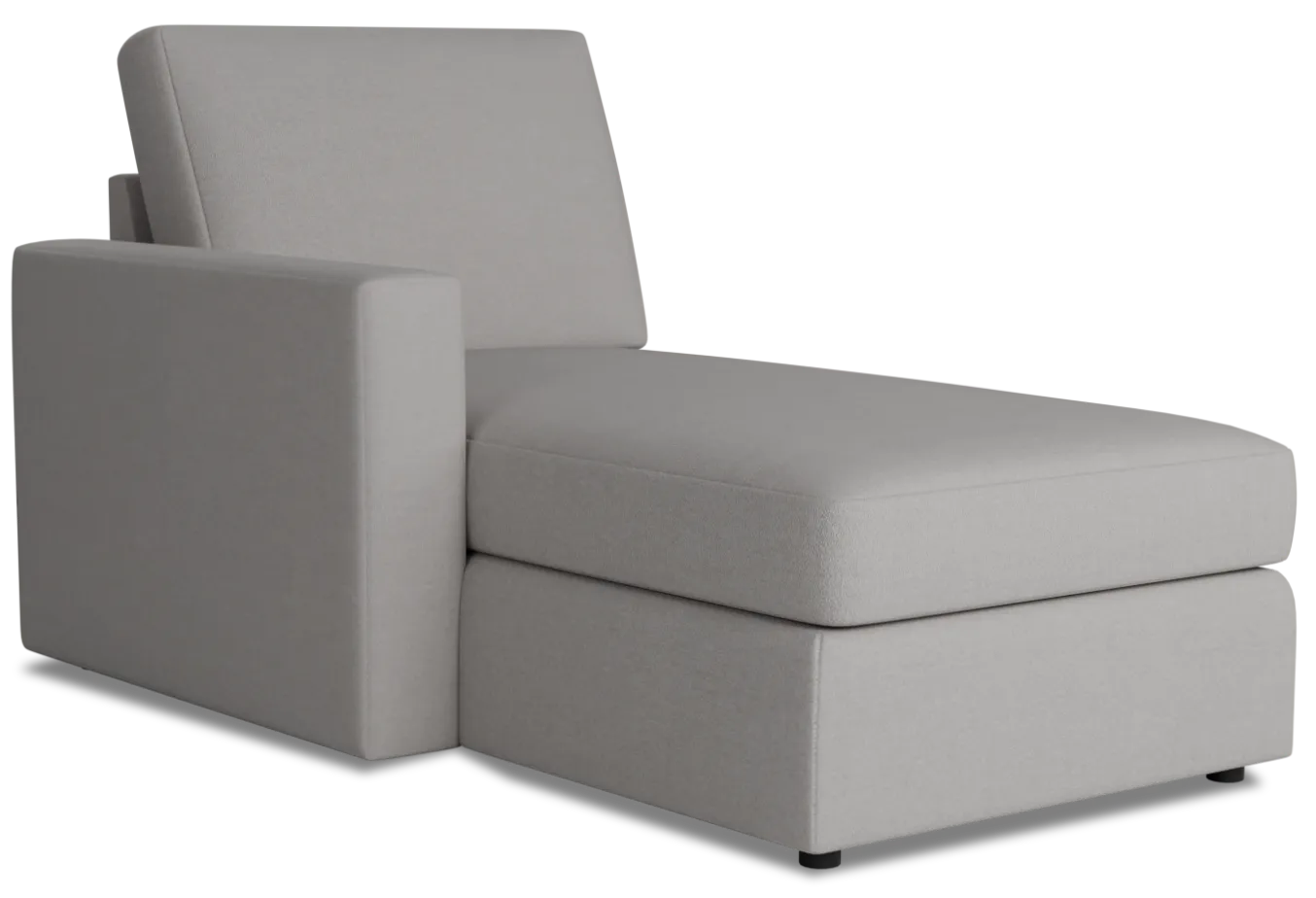 Citymod Light Gray Fabric Left Chaise