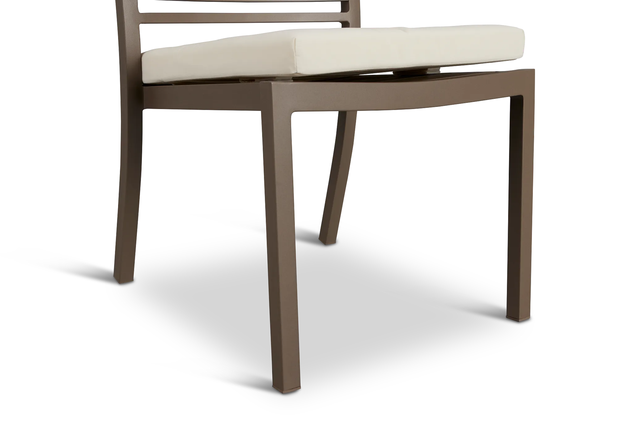 Raleigh White Aluminum Side Chair