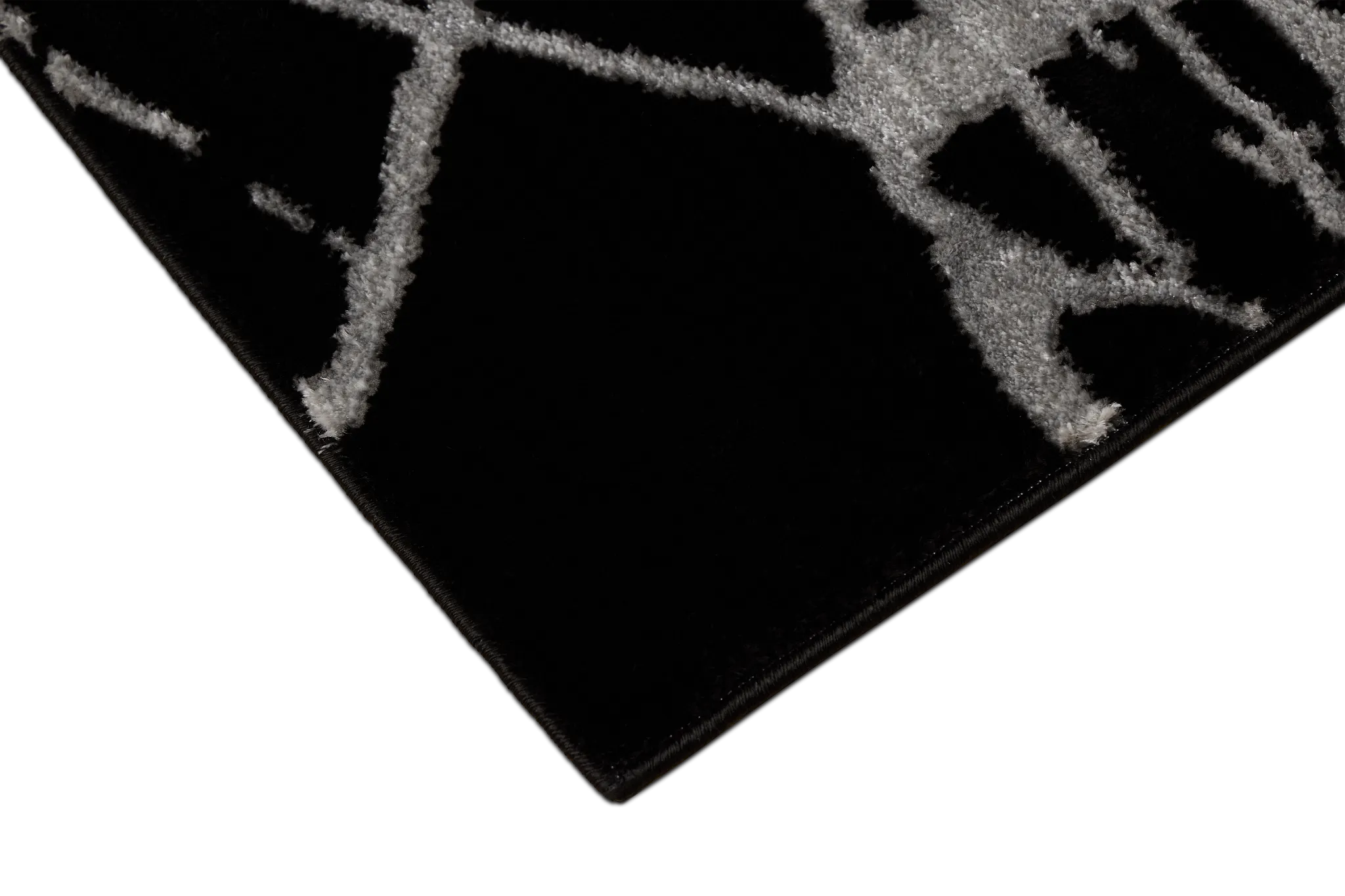 Carne Black 5x8 Area Rug