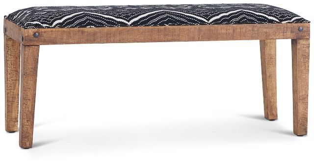 Serene Dark Blue Uph Bench