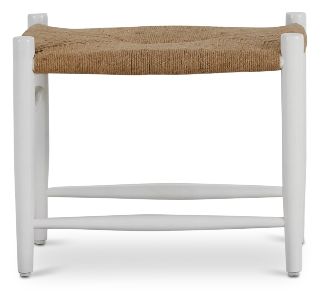 Auburn Woven Small Accent Stool