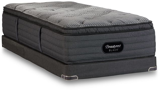 Beautyrest Black L-class Medium Pillow Top Low-profile Mattress Set