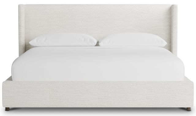 Captiva Maguire Ivory 48" Upholstered Shelter Bed