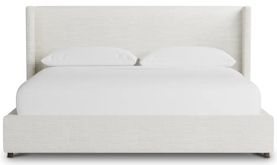 Captiva Maguire Ivory 48" Upholstered Shelter Bed Captiva Maguire Ivory 48" Upholstered Shelter Bed