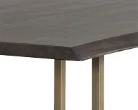 Quinn Dark Brown Rectangular Table