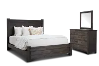 Salt Lake Dark Tone Poster Bedroom