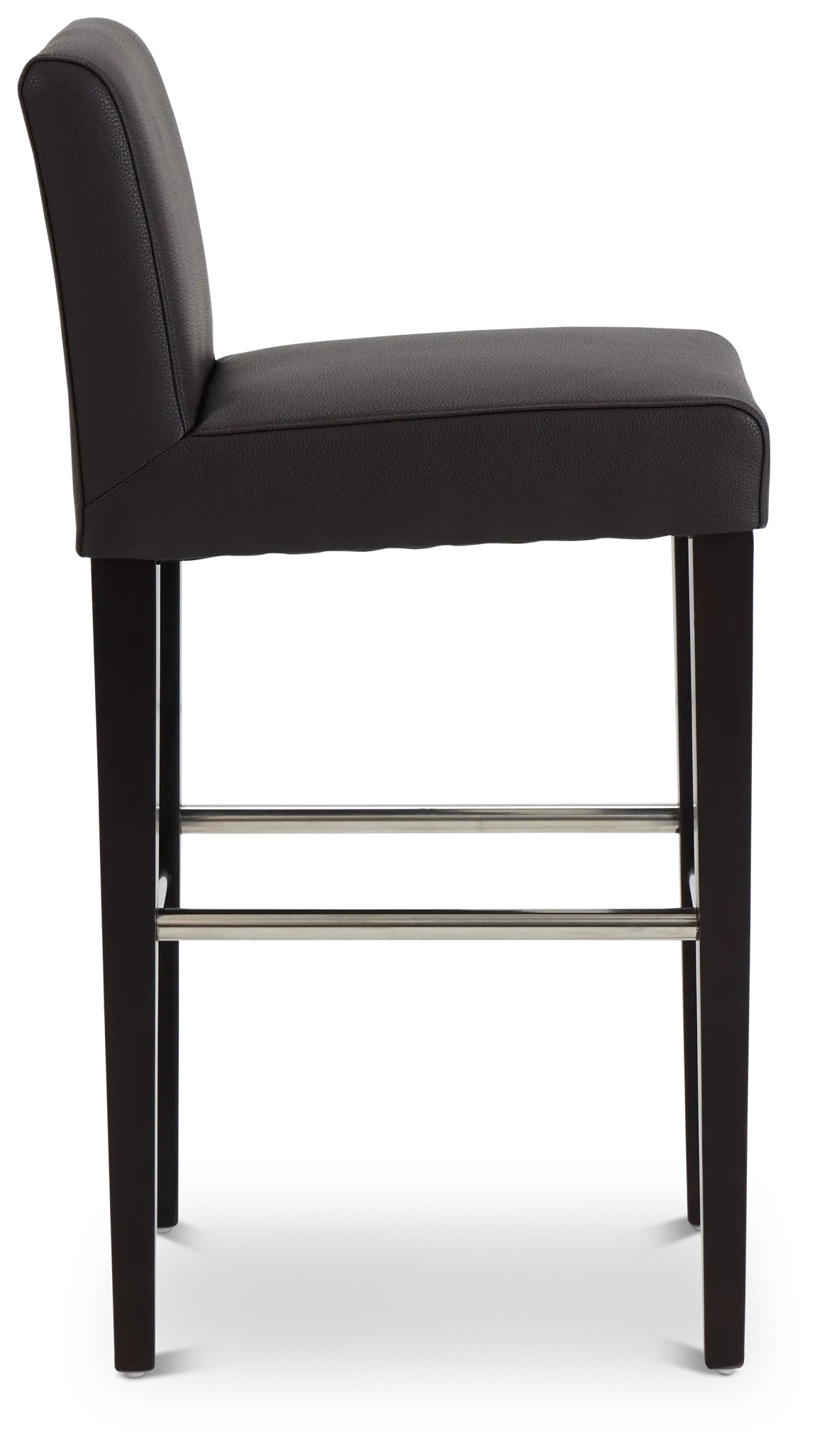 Cane Dark Brown Micro 30" Upholstered Barstool
