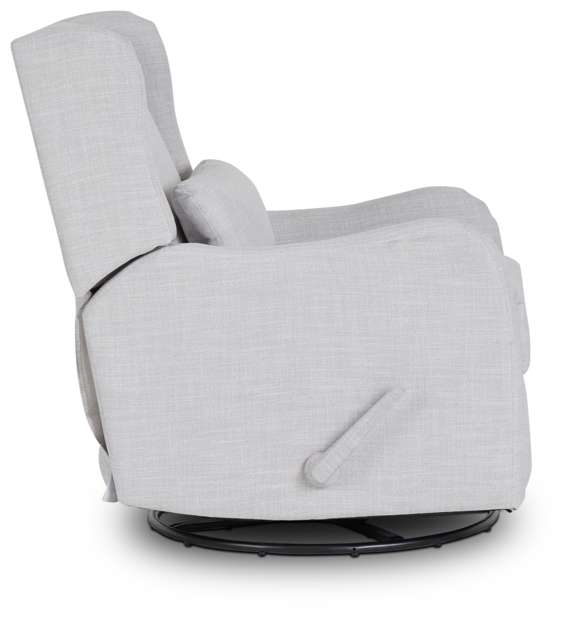 Georgia Gray Fabric Swivel Glider Recliner