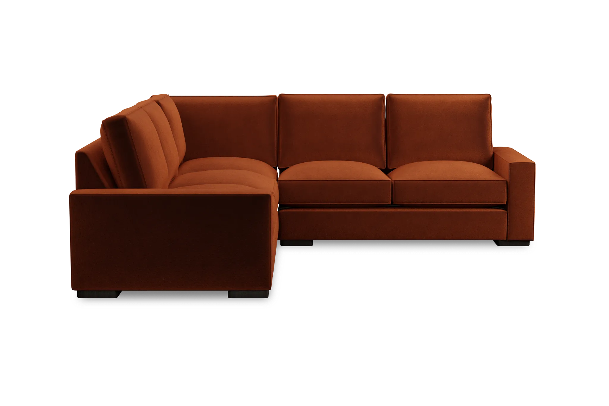 Edgewater Joya Orange Small Two-arm Sectional