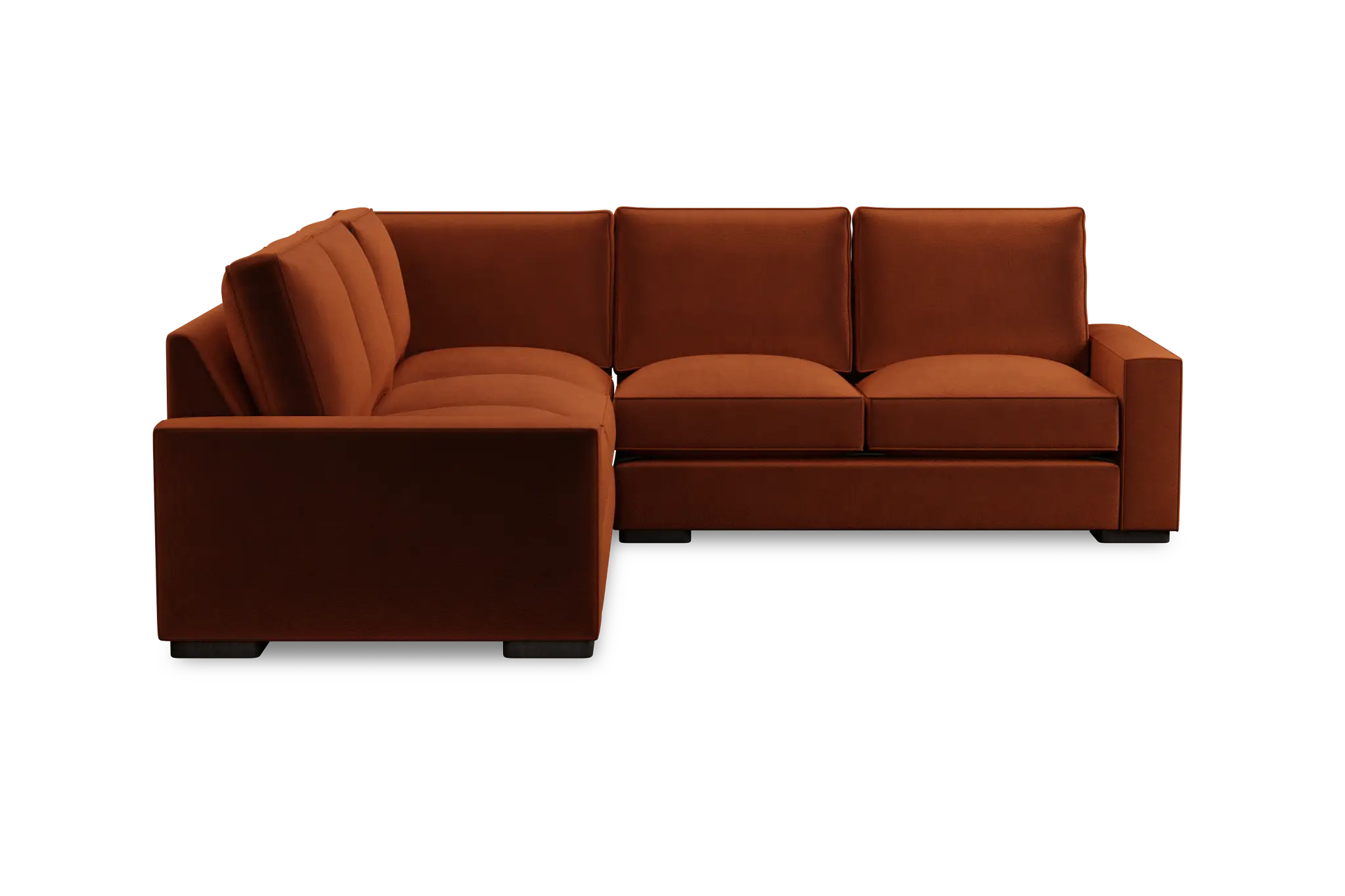 Edgewater Joya Orange Small Two-arm Sectional Edgewater Joya Orange Small Two-arm Sectional