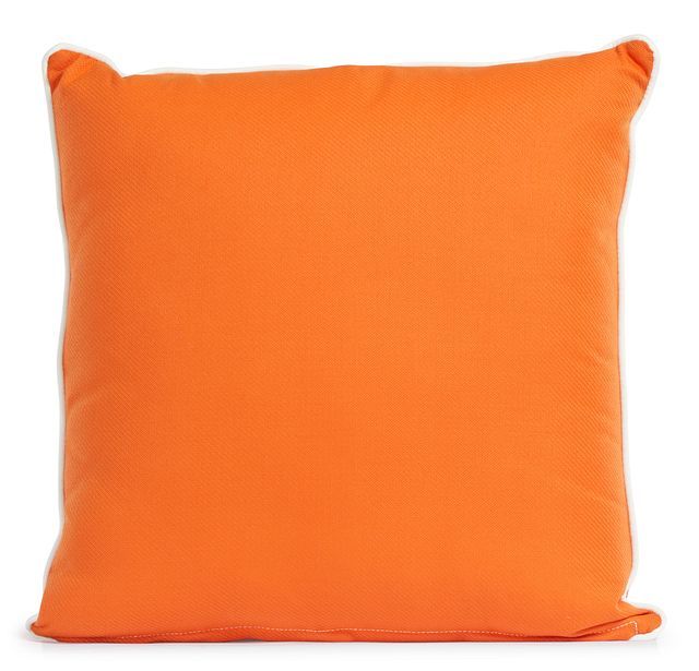 Forest Orange 20" Indoor/outdoor Square Accent Pillow