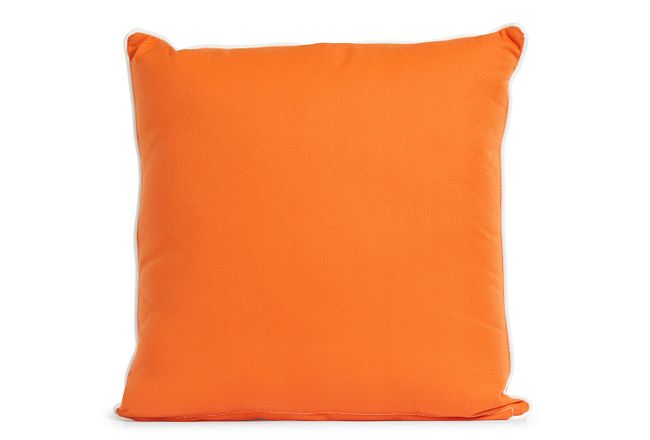 Forest Orange 20" Indoor/outdoor Square Accent Pillow
