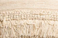 Beanton White Accent Pillow