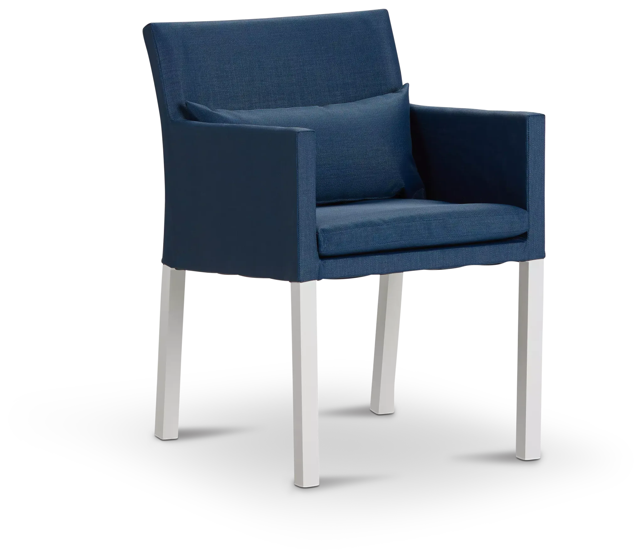 Lisbon Navy Cushioned Chair