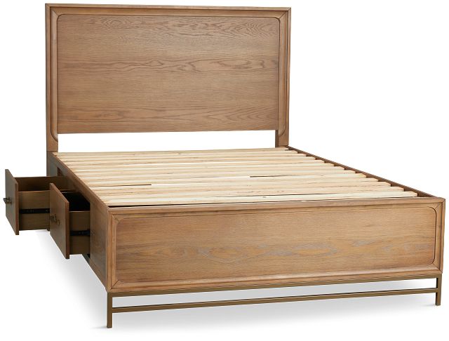 Provo Mid Tone Panel Storage Bed