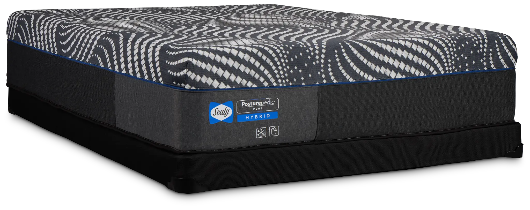 Sealy Posturepedic Plus High Point 14" Firm Low-profile Mattress Set Sealy Posturepedic Plus High Point 14" Firm Low-profile Mattress Set