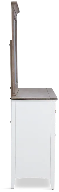 Heron Cove Two-tone Dresser & Mirror