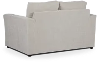 Maxie Light Beige Micro Loveseat
