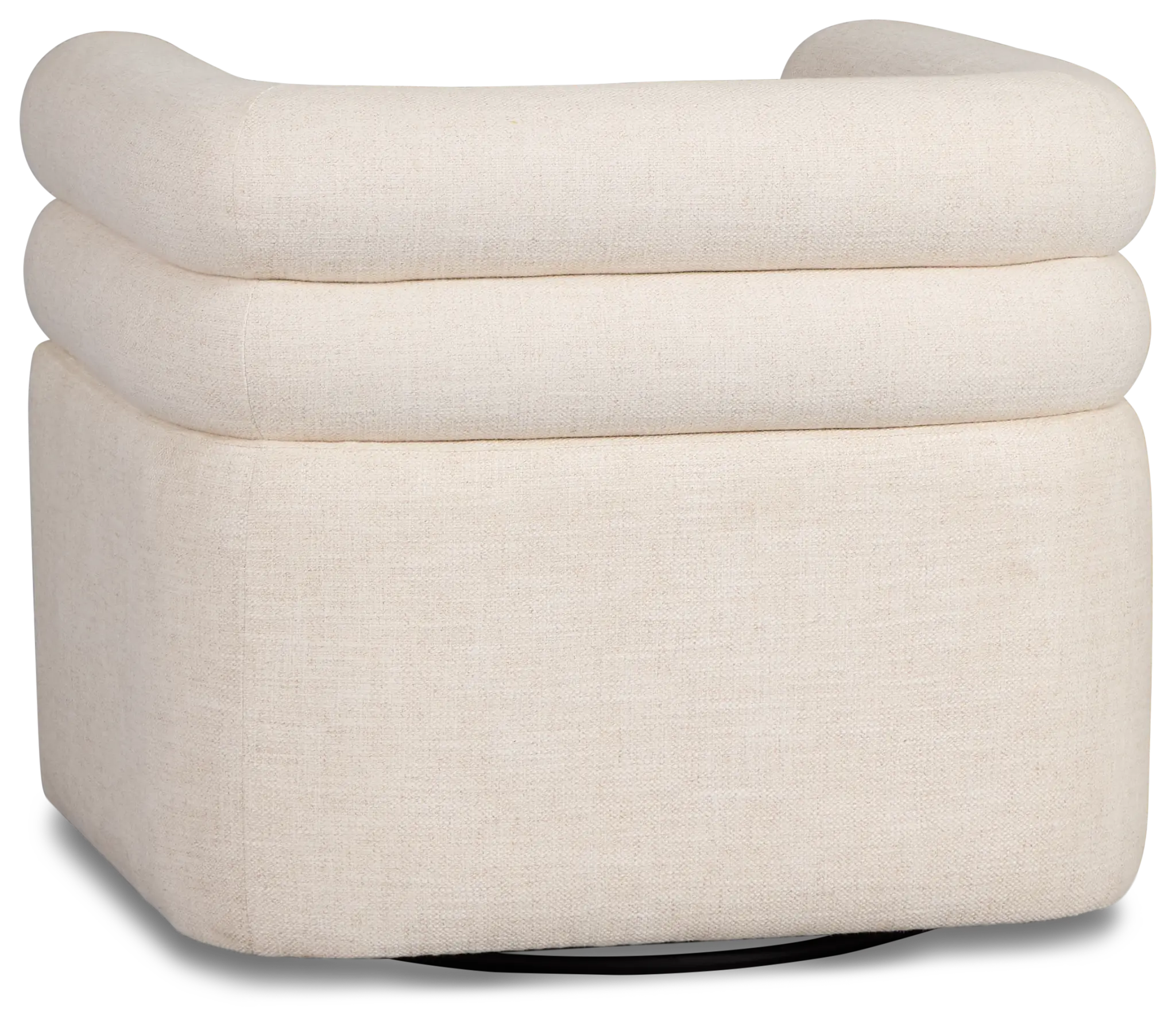 Celine Light Beige Fabric Swivel Accent Chair Celine Light Beige Fabric Swivel Accent Chair