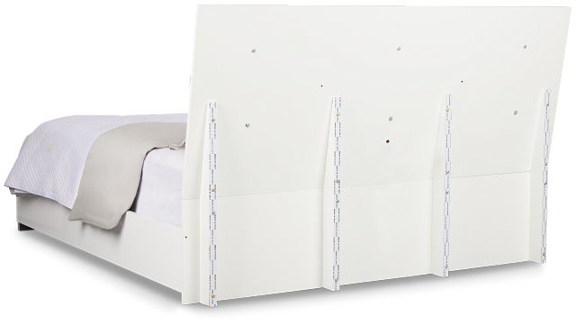 Modena White Platform Bed