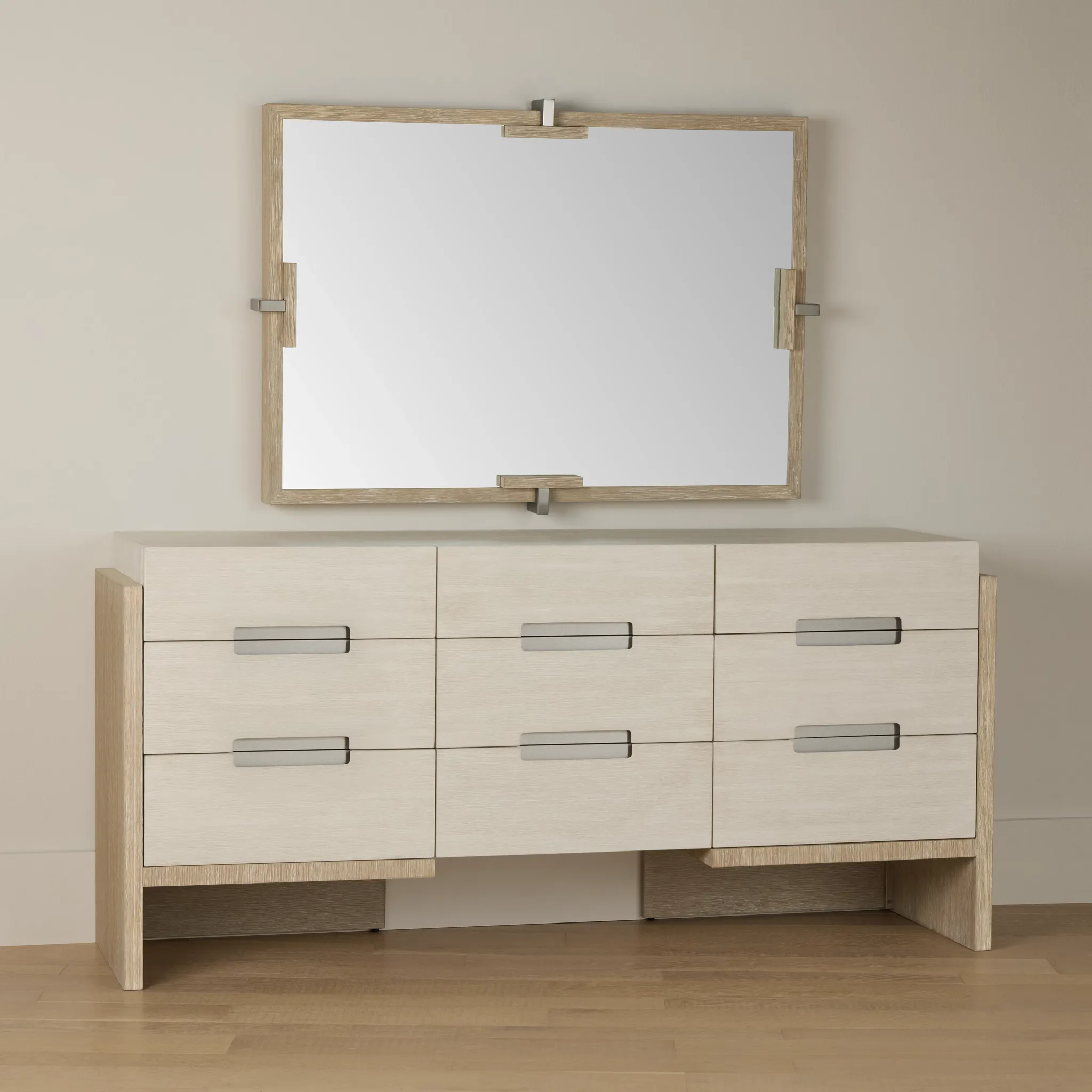 Miramar Light Tone Dresser & Mirror