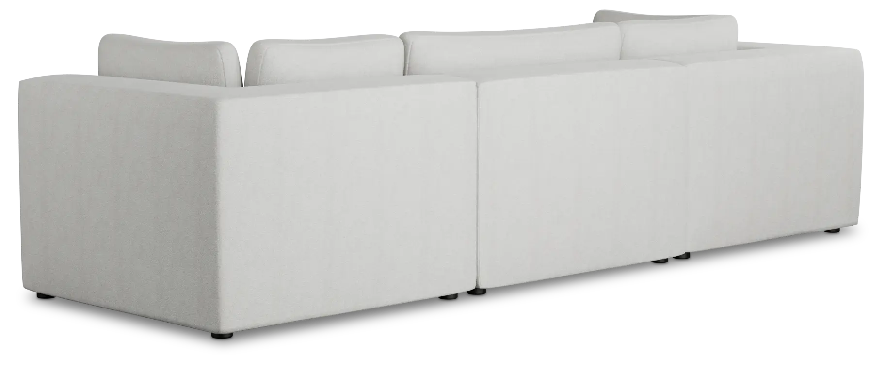 Destin Sutton Gray Fabric 3 Piece Modular Sofa Destin Sutton Gray Fabric 3 Piece Modular Sofa