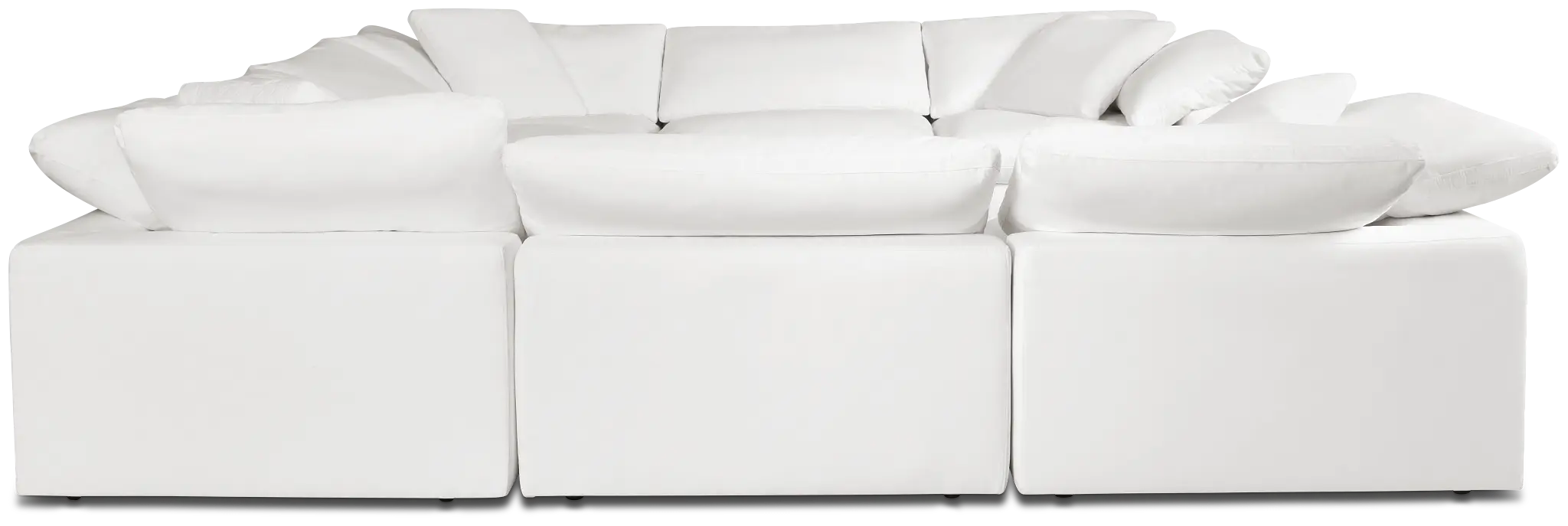 Nixon White Fabric 8-piece Modular Sectional Nixon White Fabric 8-piece Modular Sectional
