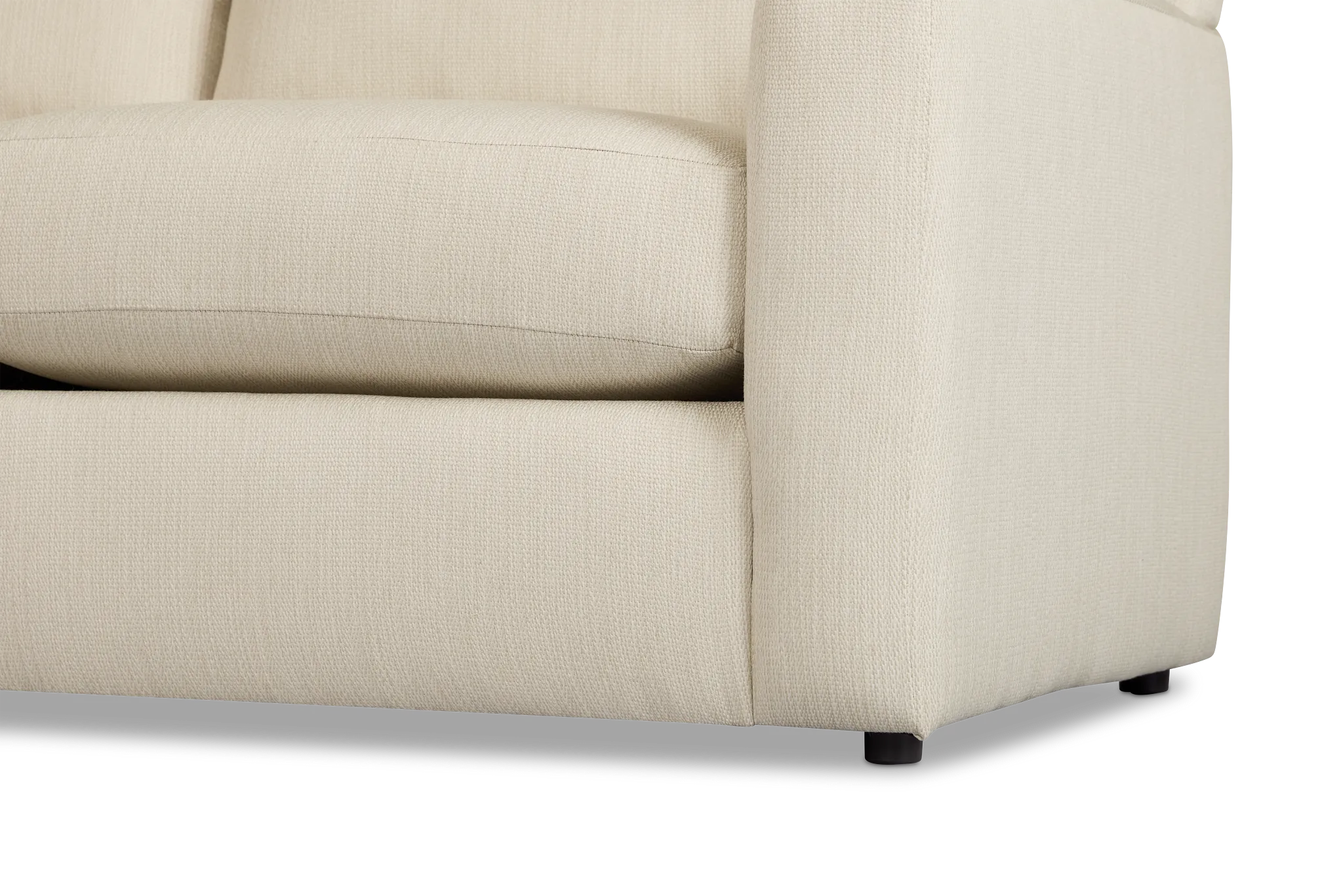 Rhodes Beige Fabric Medium Left Chaise Sectional