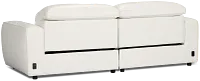 Tidal White Lthr/vinyl Power Reclining Sofa