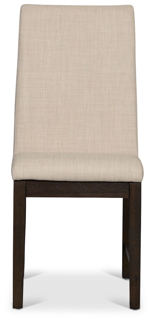 Roswell Dark Beige Upholstered Side Chair