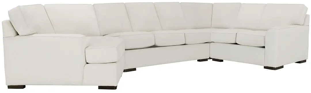 Austin White Fabric Left Cuddler Innerspring Sleeper Sectional Austin White Fabric Left Cuddler Innerspring Sleeper Sectional