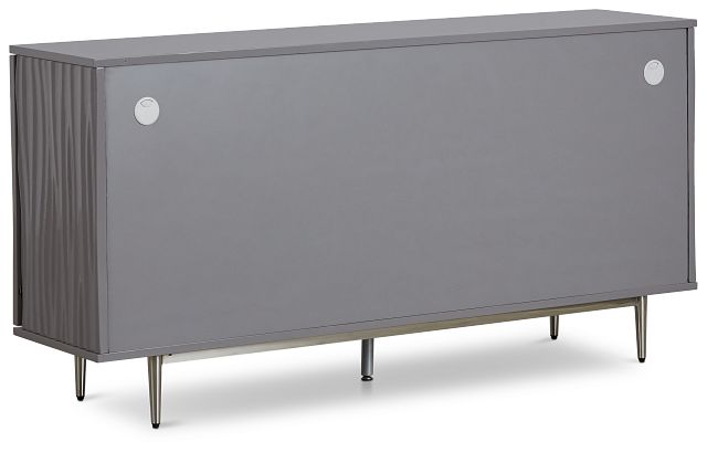 Waves Gray Credenza | Dining Room - Servers | City Furniture
