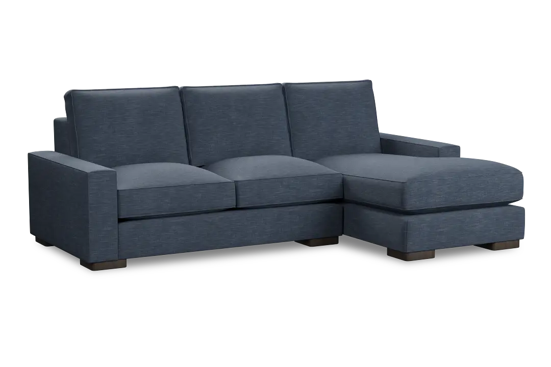 Edgewater Elevation Dark Blue Right Chaise Sectional Edgewater Elevation Dark Blue Right Chaise Sectional