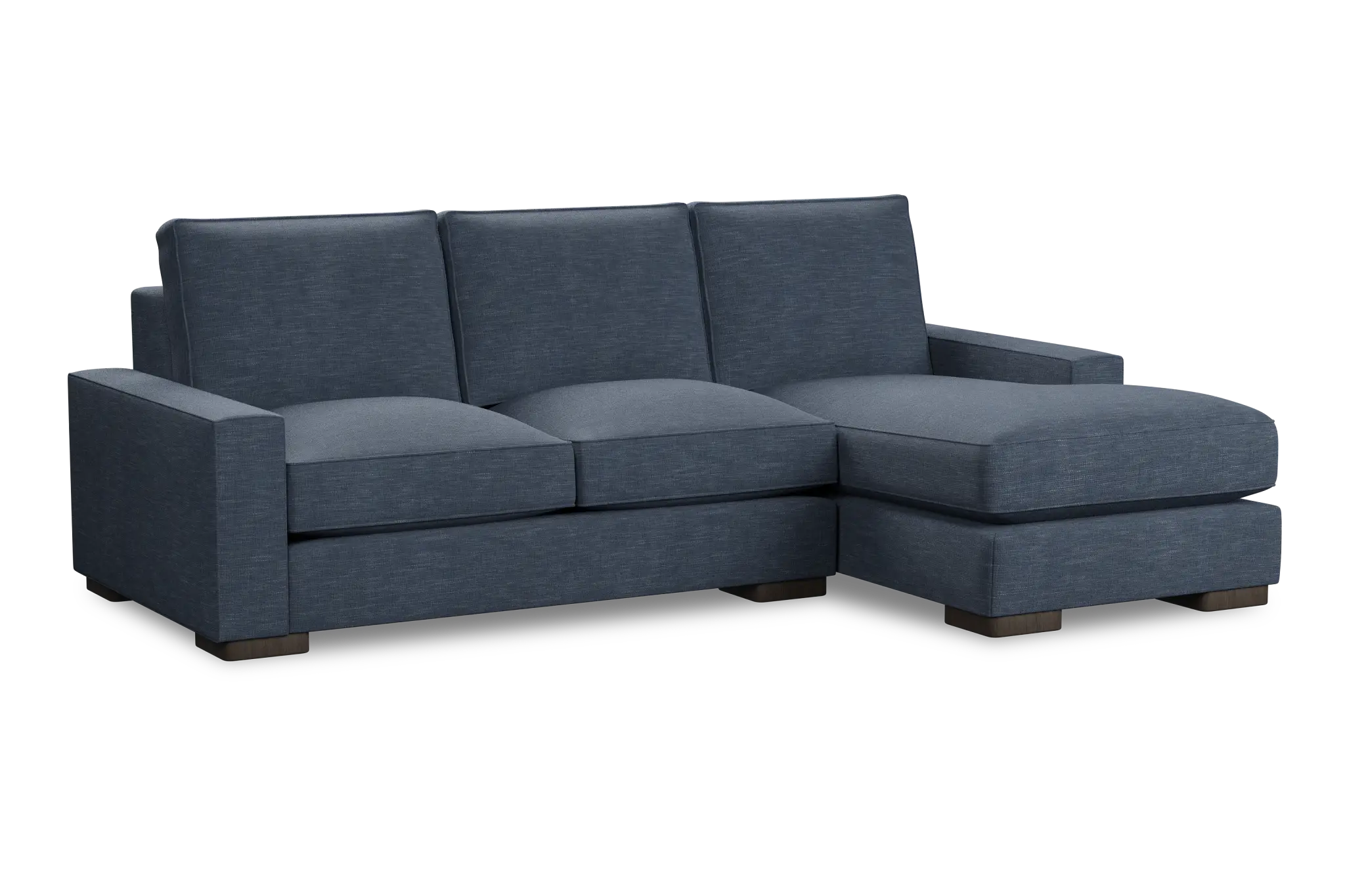 Edgewater Elevation Dark Blue Right Chaise Sectional Edgewater Elevation Dark Blue Right Chaise Sectional
