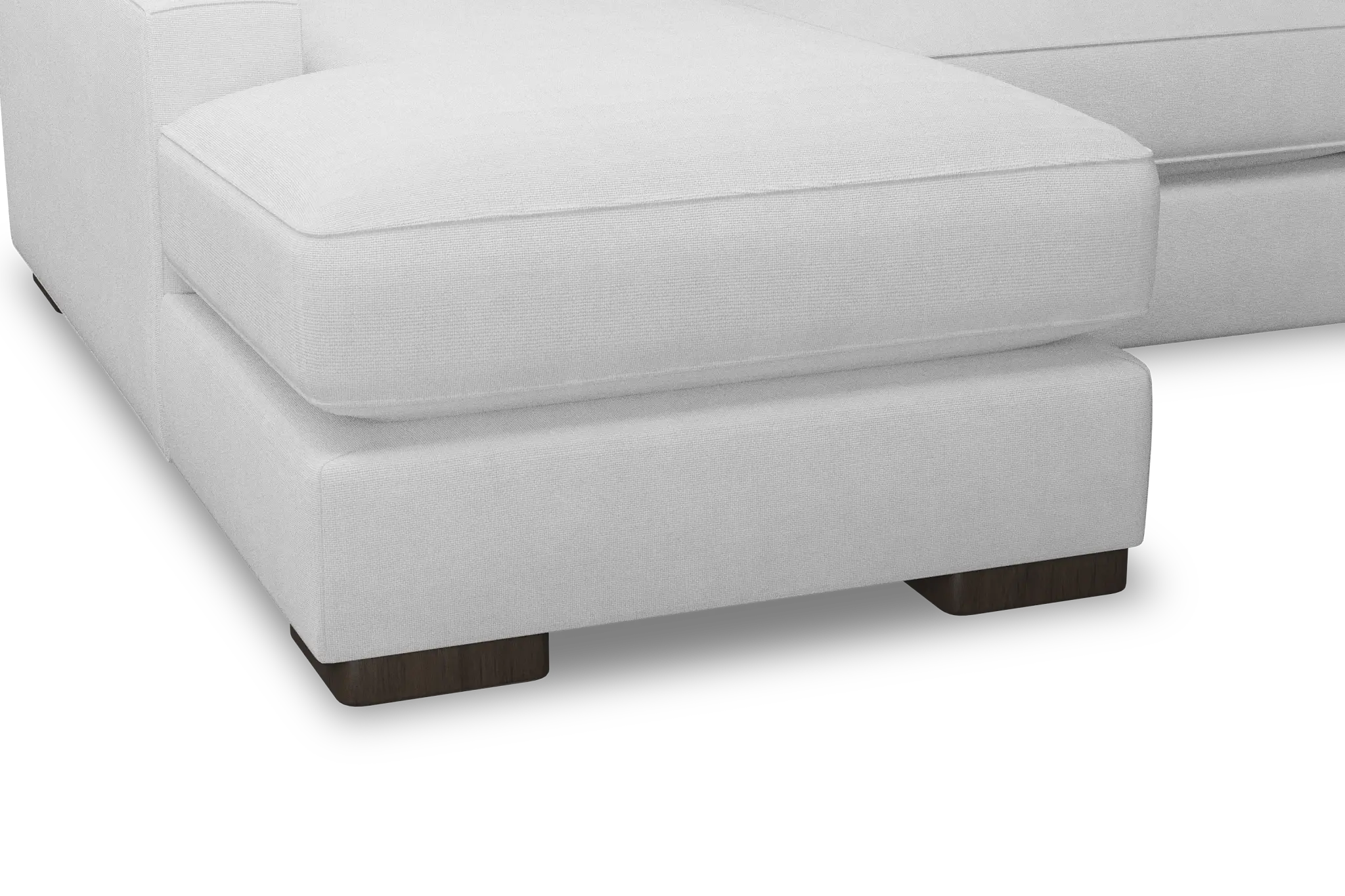 Edgewater Suave White Large Left Chaise Sectional Edgewater Suave White Large Left Chaise Sectional