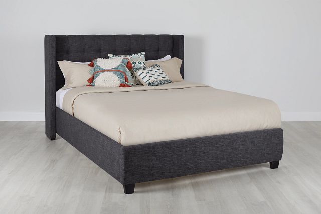 Chatham Dark Gray Low Platform Bed