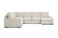 Edgewater Elite Ivory Large Right Chaise Sectional
