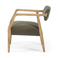 Four Hands Tyler Dark Green Velvet Accent Chair