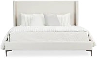 Kent Light Beige Uph Panel Bed