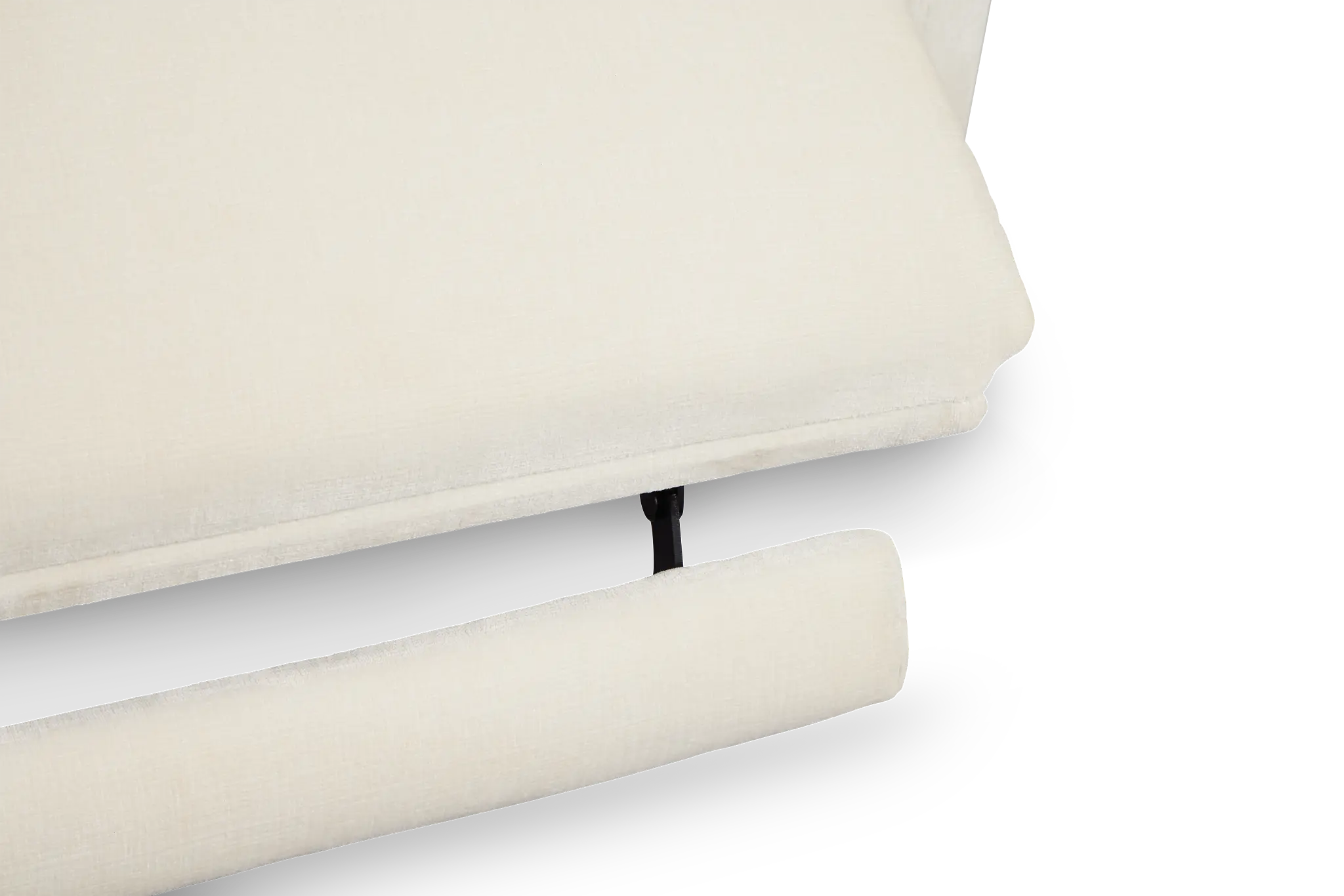 Zuri White Velvet Small Two-arm Power Reclining Sectional Zuri White Velvet Small Two-arm Power Reclining Sectional