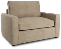 Siesta Victory Taupe Fabric Cooling Memory Foam Sleeper